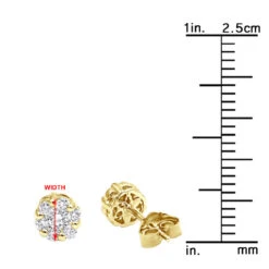 1 Cluster Diamond Earring 0.20ct 14K White Gold Single Earring Men's -H'Hen Sale Store 1 cluster diamond earring 020ct 14k gold single earring mens p 49533 rulerye