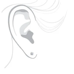 1 Carat Diamond Stud Earrings W Round Diamonds 14K White Gold -H'Hen Sale Store 1 ct diamond stud earrings w round diamonds 14k gold p 5628 bodwh