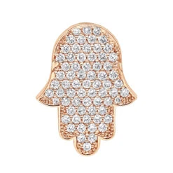 14K White Gold Jewish 1 Inch Diamond Hamsa Hand Amulet Pendant 1.5ct 16 14K White Gold Jewish 1 Inch Diamond Hamsa Hand Amulet Pendant 1.5ct -H'Hen Sale Store 1 inch diamond hamsa hand amulet pendant in 14k gold jewish jewelry 15ct 000786 ro