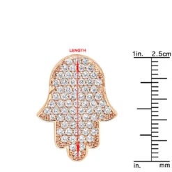 14K White Gold Jewish 1 Inch Diamond Hamsa Hand Amulet Pendant 1.5ct 25 14K White Gold Jewish 1 Inch Diamond Hamsa Hand Amulet Pendant 1.5ct -H'Hen Sale Store 1 inch diamond hamsa hand amulet pendant in 14k gold jewish jewelry 15ct 000786 rulerro