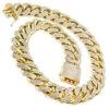 Solid 14K Yellow Gold Diamond Cuban Link Chain 1 Kilo 1 Solid 14K Yellow Gold Diamond Cuban Link Chain 1 Kilo -H'Hen Sale Store 1 kilo full inch solid cuban link 14k gold mens diamond chain 60 carats mainye