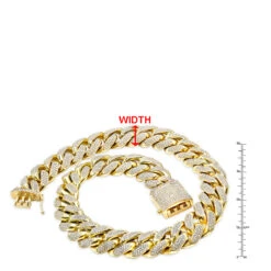 Solid 14K Yellow Gold Diamond Cuban Link Chain 1 Kilo 19 Solid 14K Yellow Gold Diamond Cuban Link Chain 1 Kilo -H'Hen Sale Store 1 kilo full inch solid cuban link 14k gold mens diamond chain 60 carats rulerye 1