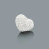 1 Single Diamond Heart Earring 0.75ct 10K White Gold -H'Hen Sale Store 1 single diamond heart earring 075ct 10k gold 1