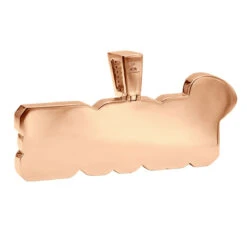 10K Rose Gold 2.5 Carat Diamond Name Plate Pendant For Men And Women 15 10K Rose Gold 2.5 Carat Diamond Name Plate Pendant For Men And Women -H'Hen Sale Store 100627 100627 back rose