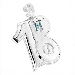 10K Yellow Gold Blue Diamond Unique Pendant For Men 0.45ct By Luxurman -H'Hen Sale Store 10k gold blue diamond unique custom pendant for men 045ct by luxurman wh