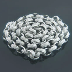 Front Page -H'Hen Sale Store 10k gold cable chain eternity diamond necklace 5287ct p 6040back