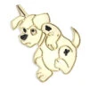 Real Diamond Dog Pendant: Dalmatian Puppy 0.15ct
