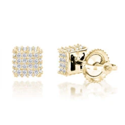 10K White Gold Diamond Stud Earrings 0.33ct -H'Hen Sale Store 10k gold diamond stud earrings 038ct p 41804 ye
