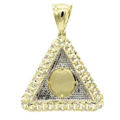 10K Yellow Gold Liberty Coin Cuban Link Triangle Diamond Pendant For Men 1.05ct 11 10K Yellow Gold Liberty Coin Cuban Link Triangle Diamond Pendant For Men 1.05ct -H'Hen Sale Store 10k gold liberty coin cuban link triangle diamond pendant for men 105ct backye