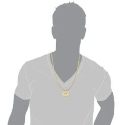 10K Yellow Gold Medusa Medallion Versace Style Diamond Pendant 1.86ct -H'Hen Sale Store 10k gold medusa medallion versace style diamond pendant 186ct 3