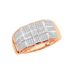 10K White Gold Men's Diamond Ring 0.60ct -H'Hen Sale Store 10k gold mens diamond ring 060ct p 42656 ro