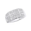 10K White Gold Men's Diamond Ring 0.60ct -H'Hen Sale Store 10k gold mens diamond ring 060ct p 42656 wh