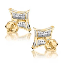 10K White Gold Round Diamond Kite Stud Earrings 0.18ct -H'Hen Sale Store 10k gold round diamond kite stud earrings 018ct p 47959 backye