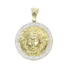 10K Yellow Gold Versace Style Diamond Pendant Medusa Head Medallion For Men 0.5ct -H'Hen Sale Store 10k gold versace style diamond pendant medusa head medallion for men 05ct mainye