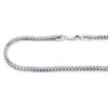 Solid 10K White Gold Franco Chain 26-40in 3.5mm -H'Hen Sale Store 10k solid white gold franco chain 26 40in 35mm 1