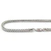 Men's Solid 10K White Gold Franco Chain Necklace 26-40in,4mm -H'Hen Sale Store 10k solid white gold franco chain necklace 26 40in4mm p 22988