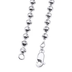 10K White Gold Moon Cut Chain 5mm 22-40in 27 10K White Gold Moon Cut Chain 5mm 22-40in -H'Hen Sale Store 10k white gold moon cut chain 6mm 22 40in clasp white