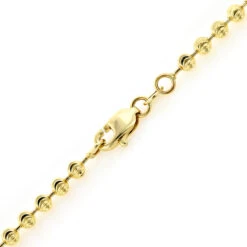 Front Page -H'Hen Sale Store 10k yellow gold moon cut bead chain 3mm back