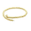 Ball 10K Yellow Gold Moon Cut Chain Bracelet 5mm 7.5-9in -H'Hen Sale Store 10k yellow gold moon cut chain bracelet 6mm 75 9in 1