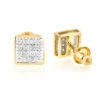 10K Yellow Gold Round Diamond Stud Earrings 6mm 0.18ct -H'Hen Sale Store 10k yellow gold round diamond stud earrings 018ct p 252 ye