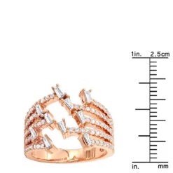 1.1 Carat Designer Diamond Right Hand Ring For Women By Luxurman 14K Rose Gold 13 1.1 Carat Designer Diamond Right Hand Ring For Women By Luxurman 14K Rose Gold -H'Hen Sale Store 11 carat designer diamond right hand ring for women by luxurman 14k gold rulerro