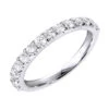 1/2 Carat Diamond Wedding Band For Women 14K White Gold Diamond Stackable Ring