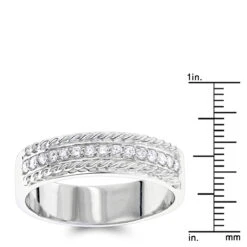 14 Karat Solid 14K White Gold Round Diamond Wedding Band 0.33ct 12 14 Karat Solid 14K White Gold Round Diamond Wedding Band 0.33ct -H'Hen Sale Store 14 karat solid gold round diamond wedding band 033ct p 6651 rulerwh