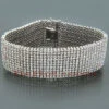 14K White Gold 11-Row Prong-Set Men's Diamond Cuff Bracelet 29.58 2 14K White Gold 11-Row Prong-Set Men's Diamond Cuff Bracelet 29.58 -H'Hen Sale Store 14k 11 row prong set mens diamond cuff bracelet 2958 p 5771