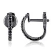 Small 14K Black Plated Gold Black Diamond Hoop Earrings 0.2ct Huggies 1 Small 14K Black Plated Gold Black Diamond Hoop Earrings 0.2ct Huggies -H'Hen Sale Store 14k black diamond hoop huggie earrings 020ct p 35679