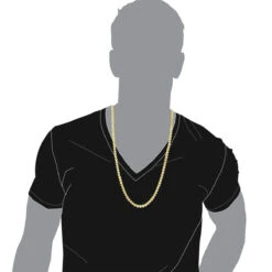 14K Yellow Gold Canary Yellow Diamond Chain For Men Bezel Set Necklace 5.25 Carats -H'Hen Sale Store 14k canary yellow diamond chain necklace bezel set 525 p 6219 bodye