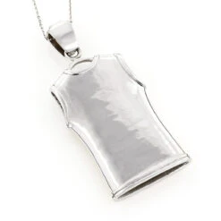 Lakers 14K White Gold Customizable Diamond Basketball Jersey Pendant 5.8ct -H'Hen Sale Store 14k customizable diamond basketball jersey pendant 58ct p 6008back