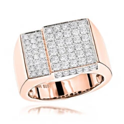 14K White Gold Designer Diamond Ring 1.55ct -H'Hen Sale Store 14k designer diamond ring 155ct p 40409 ro