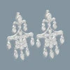 14K White Gold Diamond Chandelier Earrings Flower Motif 0.71ct -H'Hen Sale Store 14k diamond chandelier earrings flower motif 071ct p 22333