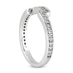 14K White Gold Diamond Engagement Ring Set 1.11ct -H'Hen Sale Store 14k diamond engagement ring set 111ct p 35160 additional white 3