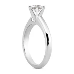 14K White Gold Diamond Solitaire Engagement Ring 0.50ct -H'Hen Sale Store 14k diamond solitaire engagement ring 050ct p 35129 back white 20220426