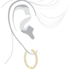 14K White Gold 1 3/8 Inch Diamond Hoop Earrings Inside Out 4.40ct 12 14K White Gold 1 3/8 Inch Diamond Hoop Earrings Inside Out 4.40ct -H'Hen Sale Store 14k gold 1 inch diamond hoop earrings inside out 440ct p 6283 bodye