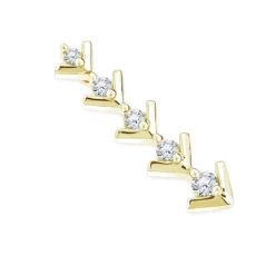 14K White Gold Designer 5 Stone Diamond Journey Pendant 0.25ct 8 14K White Gold Designer 5 Stone Diamond Journey Pendant 0.25ct -H'Hen Sale Store 14k gold 5 stone diamond journey pendant 025ct p 28125 ye