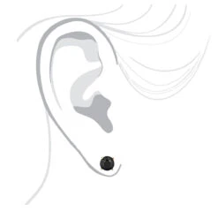 14K Yellow Gold Black Diamond Earrings Prong Set Studs 1.25ct 9 14K Yellow Gold Black Diamond Earrings Prong Set Studs 1.25ct -H'Hen Sale Store 14k gold black diamond earrings prong set studs 125ct p 6055 bodye