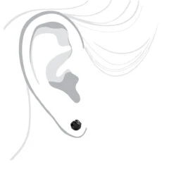 14K White Gold Black Diamond Stud Earrings Bezel Set 2.00ct -H'Hen Sale Store 14k gold black diamond stud earrings bezel set 200ct p 6051 bodwh