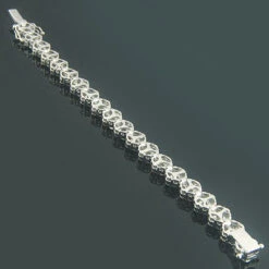 14K White Gold Cluster Designer Diamond Bracelet 15.40ct 6 14K White Gold Cluster Designer Diamond Bracelet 15.40ct -H'Hen Sale Store 14k gold cluster designer diamond bracelet 1540ct p 5988back