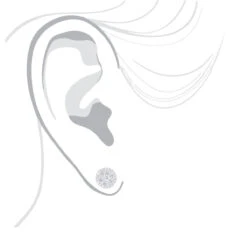 14K White Gold Cluster Diamond Stud Earrings 1.21ct -H'Hen Sale Store 14k gold cluster diamond stud earrings 121ct p 6476 bodwh