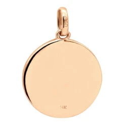 14K White Gold Cross In A Circle Diamond Pendant 0.33ct -H'Hen Sale Store 14k gold cross in a circle diamond pendant 033ct p 27295 back rose