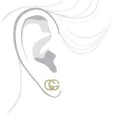 14K Yellow Gold Custom Made Diamond Earrings 0.55ct G Initials Letters Studs 10 14K Yellow Gold Custom Made Diamond Earrings 0.55ct G Initials Letters Studs -H'Hen Sale Store 14k gold custom made diamond earrings 055ct g initials letters studs bodye