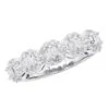 14K White Gold Designer Diamond Cluster Band 0.89ct -H'Hen Sale Store 14k gold designer diamond cluster band 089ct p 6094 wh