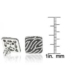 14K White Gold Designer Diamond Earrings 0.77ct -H'Hen Sale Store 14k gold designer diamond earrings 077ct p 35768 rulerwh