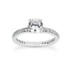 14K White Gold Handmade Diamond Engagement Ring 0.84ct 2 14K White Gold Handmade Diamond Engagement Ring 0.84ct -H'Hen Sale Store 14k gold designer diamond engagement ring 084ct p 26271 white 20220426