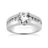 14K White Gold Designer Diamond Engagement Ring 0.88ct -H'Hen Sale Store 14k gold designer diamond engagement ring 088ct p 25927 white 20220426