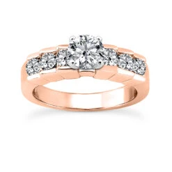 14K White Gold Designer Prong And Bar Set Diamond Engagement Ring 1.70ct -H'Hen Sale Store 14k gold designer diamond engagement ring 170ct p 25975 rose 20220426