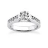 14K White Gold Prong And Channel Set Diamond Engagement Ring 1ct -H'Hen Sale Store 14k gold designer diamond engagement ring 1ct p 25936 white 20220426