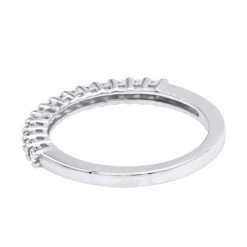 14K White Gold Designer Prong Set Diamond Engagement Ring Band 0.21ct 11 14K White Gold Designer Prong Set Diamond Engagement Ring Band 0.21ct -H'Hen Sale Store 14k gold designer diamond engagement ring band 021ct p 26294 backwh